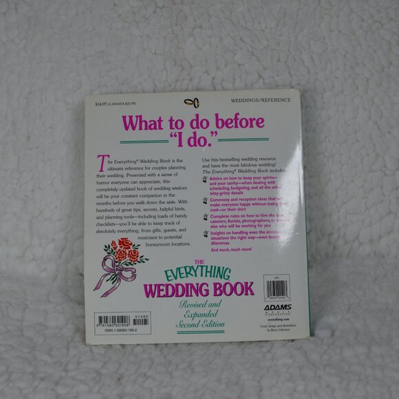 The Everything Wedding Book, 360+ pages of wedding etiquette - Picture 2 of 7
